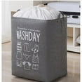 thumbnail image 1 of Collapsible Laundry Hamper Basket Storage Clothes Bag Washing Bin Toy Organiser, 1 of 8