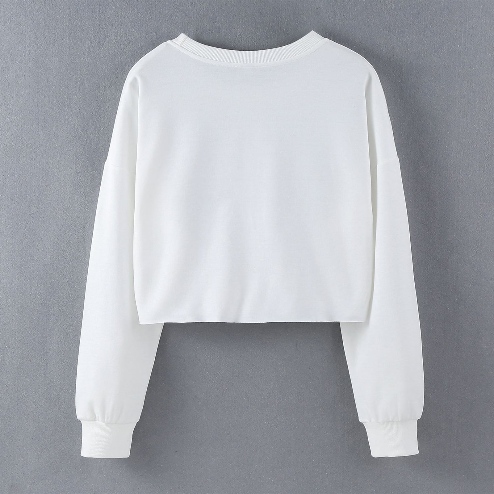 Okbabeha I Love My Boyfriend Crop Top Heart BF Shirt Y2K