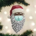 thumbnail image 4 of Teissuly Christmas Ornament Santa Wearing A Face Mask Decorate Christmas tree Teissuly WER202311017176, 4 of 8