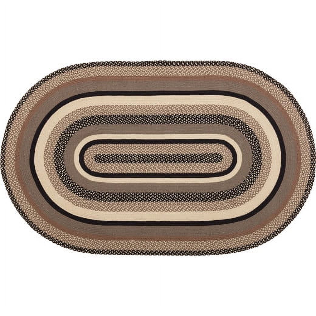 VHC Brands Sawyer Mill Jute Rectangular Area Rug with Non-Skid Pad 48x72