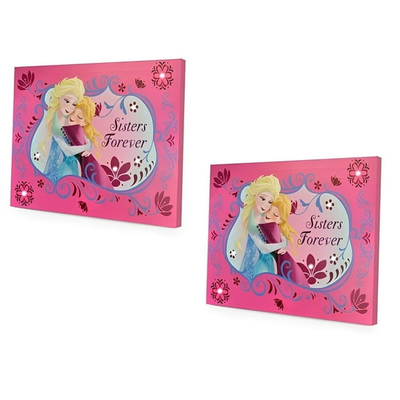 Disney Frozen Sisters Forever' Graphic Art on Canvas Set
