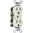 thumbnail image 5 of GE Heavy-Duty Duplex Receptacle Electrical Outlet, Light Almond 15A - 42478, 5 of 8
