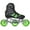 Blue, variant on Atom Pro Fitness 3x110 Outdoor Inline Skate Package