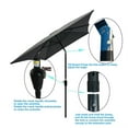 thumbnail image 6 of Demi Bonn 6 x 9ft Patio Umbrella Outdoor Waterproof Umbrella with Crank and Push Button Tilt without flap for Garden Backyard Pool Swimming Market, Gray, 6 of 8