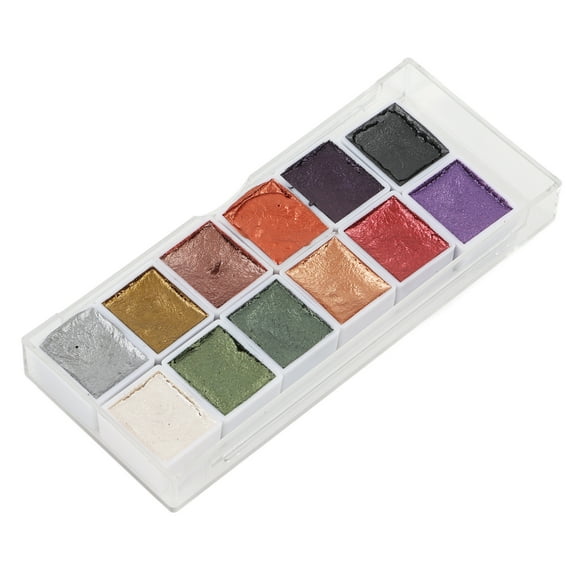 Watercolor Kit, Safe Fun Watercolor Paint Set Feel Classical Beauty for Painting Calligraphy for Card Making