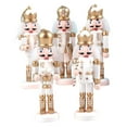 thumbnail image 2 of Paquete de 5 Adornos Colgantes de Cascanueces Navideños, Figuras Decorativas Navideñas, Esculturas, Colgantes para Festivales Y Oficinas., 2 of 9