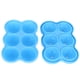 thumbnail image 5 of Bandeja reutilizable del molde de la bola de hielo del silicón del fabricante de la bola de hielo de 6 rejillas para el uso de la barra de la cocina casera, azul cielo, 5 of 14