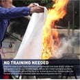 thumbnail image 4 of EasyGo Oxycover Emergency Fire Blanket-40x40 Made with Fiberglass Material-Easy to Use Flame Retardant Blanket-No Mess Fire Suppression Blanket 1 Pack, 4 of 5