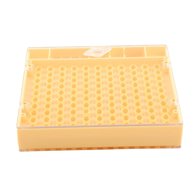 Kit de Cría de Abejas, Herramienta de Cultivo de Abejas, Caja de Apicultura de Plástico, Juego de Tomas de Marcar de Vasos Celulares para Apicultores, 155 UDS.