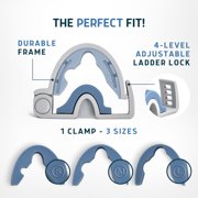 Bell Clamp by Lunderg - The ONLY Ergonomic Incontinence Clamp for Men with 3 Adjustable Sizes, Bell Shaped Frame and Anatomical Cutouts for ALL Day Comfort - Male Incontinence Products