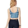 thumbnail image 2 of Aeropostale Womens Batik Crop Tank Top, White, Juniors, Medium, 2 of 3