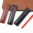 thumbnail image 3 of Estuche para lápices, estilo retro, bolsa para lápices, un solo soporte para escribir, suministros, almacenamiento, color negro, 3 of 5