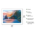 thumbnail image 2 of Molokai - Hawaiian Island Sunset - From an Original Hawaii Watercolor Painting by Peggy Chun - Fine Art Matte Paper Print (Unframed) 18x24in, 2 of 4