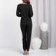 thumbnail image 4 of Mujeres Casual Verano Cuello en V Manga larga Tops y pantalones largos Conjunto de dos piezas Traje Wmkox8yi bvn3034, 4 of 9