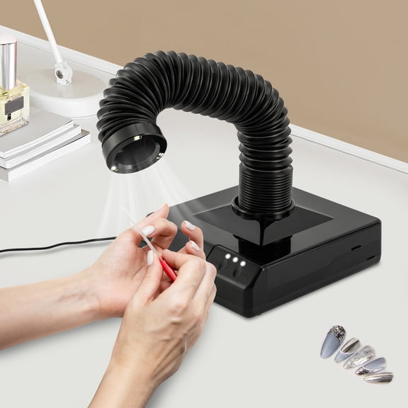 Vacuum Cleaner Dust Collector, Nail Art Manicure Dentist's Dust Clean Tool, Dust Collector Fan Vacuum Cleaner, Suitable for Nail Grinding, Dentists, Clinics, Engraving
