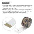 thumbnail image 4 of Unique Bargains 2 Roll 1 Yard 13.5/27mm Self Adhesive Crystal Rhinestone Ribbon for Crafts Project, Black,Brown, 4 of 5