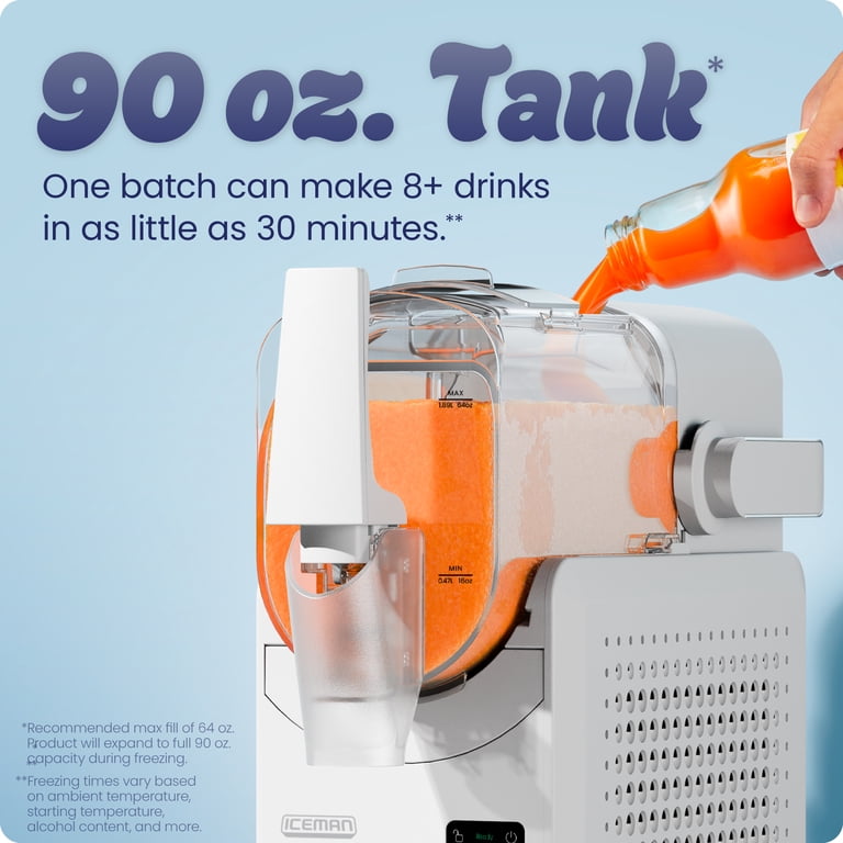 Iceman Slush-Ease Max 64 oz. Slushy Maker with Touch Controls and