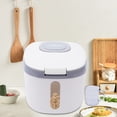 thumbnail image 6 of TOOL1SHOoo   Large Sealed Grain Container with Measuring Cup Maximum Capacity 22.04 lbs Rice Dispenser, 6 of 7