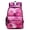 Red, variant on Male And Female Backpack Starry Sky USB Charging Middle School Student Schoolbag,Red
