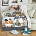 thumbnail image 5 of Custom Blanket with Picture Customized Blankets with Photos Personalized Gifts for Birthday Anniversary Christmas New Year, 10 Photos, 50x60 Inch(Minky Fleece), 5 of 6