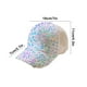 thumbnail image 3 of Gorra de béisbol con lentejuelas brillantes, ajustable, de malla, transpirable, para el sol, de viaje y con visera para fiestas, para mujer., 3 of 5