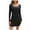 Black, variant on Elainilye Fashion Womens Dresses Solid Color Bodycon Dress Long Sleeve Wrap Hip Dress Prom Dress,Blue