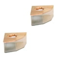 thumbnail image 1 of Billuyoard Baño de hámster portátil, bañera, lavabo de arena para conejo de rata para viajes pentagrama s 2Conjunto, 1 of 1