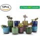thumbnail image 5 of T4U Macetas de cerámica para suculentas de 6,5 cm, serie Crackle, maceta para plantas suculentas, cactus, maceta para cultivo, 1 paquete de 12, regalo para cumpleaños y bodas, 5 of 5