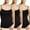 3 Pack: Black, variant on Women's Pack of 3 Fitted Slimming Adjustable Spaghetti Strap Camisole - Black - L/XL