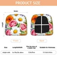 thumbnail image 3 of Pioneer Flower Seat Covers for Dining Room Chairs Set Of 4,Stretch Printed Washable Chair Seat Cover with Elastic Ties and Button,Removable Waterproof Couch Cushion Covers, 3 of 6