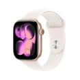 thumbnail image 1 of Apple Watch Series 11 GPS 46mm Rose Gold Aluminium Case with Light Blush Sport Band - S/M, 1 of 5
