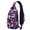 Black-65, variant on Minimalist Dinosaur Aesthetic Sling Bag – Water-resistant Fabric, Reinforced Seams, Smooth Glide Zippers – Subtle Dino Print