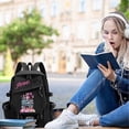 thumbnail image 3 of K-Pop Demon Hunters Nylon Backpack 29x13x42cm Large Capacity School Bag, 3 of 5