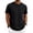 Black, variant on Heavyweight T Shirts for Men Summer Short Sleeve Crewneck Textured Loose Casual T-Shirts Stretch Solid Basic Tee Shirt
