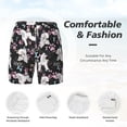 thumbnail image 5 of Balery Cute Poodle Dog Mens Swim Trunks Swim Shorts for Men Quick Dry Inseam Beach Shorts with Compression Liner Pocket-3X-Large, 5 of 9