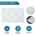 thumbnail image 6 of Blue Easter Placemats Set of 8, Watercolor Spring Bunny Eggs Flowers Placemats for Dining Table, Place Mats for Kitchen Tabletop, Waterproof Wipeable Dining Table Mats Set, 6 of 9