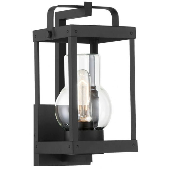 Minka Lavery Sullivans Landing 1-LT Outdoor Wall Lantern - Sand Coal - 73161-66
