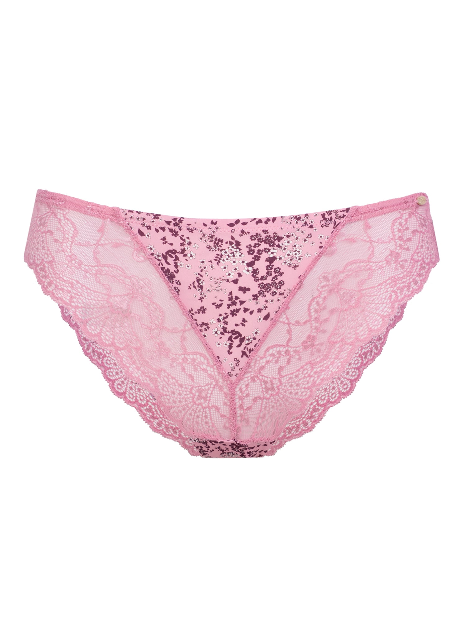 Jessica Simpson Women's Micro Lace Cheeky Panty, 2-Pack, Size S-XXXL