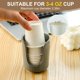 thumbnail image 4 of Dispensador de vasos Dobbyby Ceramic Bathroom para vasos de 90 a 120 ml, color gris, 4 of 8