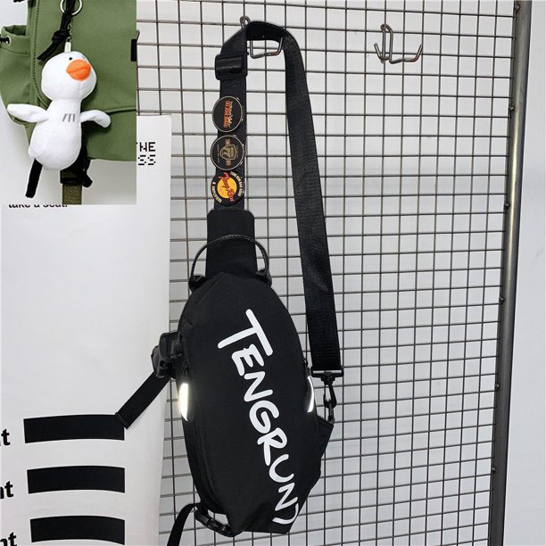 Bolso de pecho para hombre, deportivo, para estudiantes, bandolera, informal, pequeño, de moda, para mujer