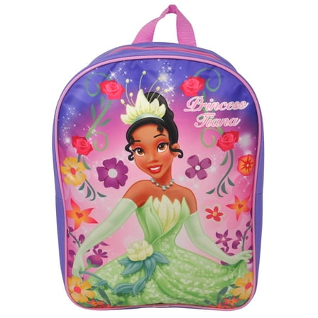 Girls Disney Princess Tiana Backpack 15" Purple