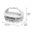 thumbnail image 3 of Kcavykas Savings Contour and Highlight Brush Scalp & Body Shampoo Brush – Exfoliating Massage Comb for Hair Wash, Shower & Spa Use for Men & Women On-Trend Low Spend, 3 of 5