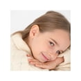 thumbnail image 3 of 14k Gold CZ Encrusted Mouse Kids / Children's / Girls Earrings Safety Screw Back, 3 of 7