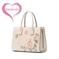 thumbnail image 2 of Bolso de mano para madres primerizas 2023, bolso de mano con asas superiores para mujer, regalo para mujer, bandolera, bolso de hombro de cuero partido bordado, 2 of 5
