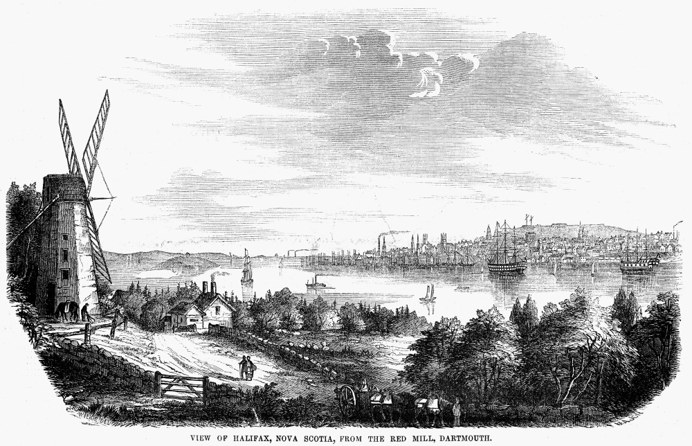 Stretched Canvas Art Halifax Nova Scotia. /N'View Of Halifax Nova Scotia From The Red Mill