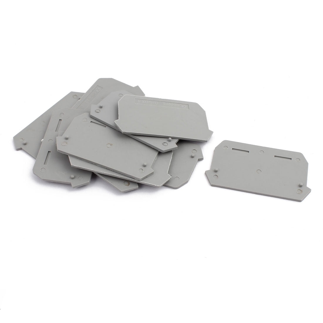 10Pcs DUDK4 DIN Rail Terminal Block End Plate Covers Protectors