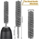 thumbnail image 2 of 5pcs Stainless Steel Bore Brush Wire Brush for Drill Cleaning Wire Brush Stainless Steel Brush with Hex Shank Handle, Silver, 2 of 5