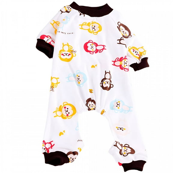 TELOLY Dog Pajamas for Small Dogs, Chihuahua Pajamas, Cute Warm Tiny Dog Clothes Outfit, Extra Small Puppy Pjs