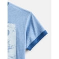 thumbnail image 7 of Jaws Boys Graphic Button Shirt with Short Sleeves, Sizes 4-18, 7 of 7
