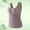 Purple, variant on Thermal Shirts for Women Fleece Tops Sleeveless Tank Tops Solid Color Underwear Spring Casual Juniors Shirts Beige